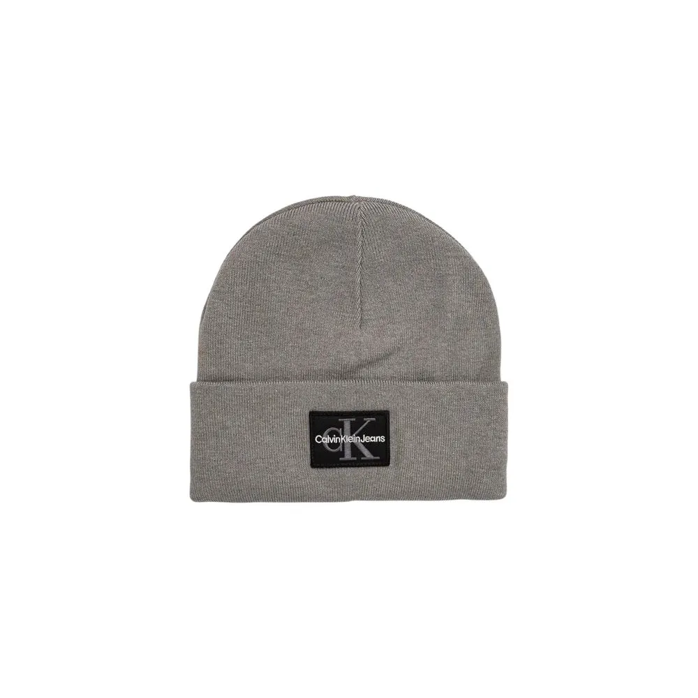 Calvin Klein Jeans Men's Gray Cotton Hats & Cap
