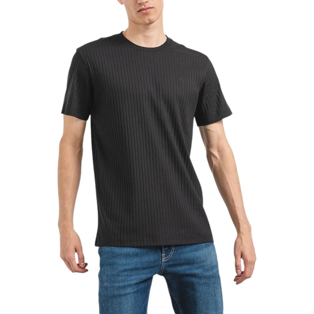 Calvin Klein Jeans Men's Black Cotton T-Shirt