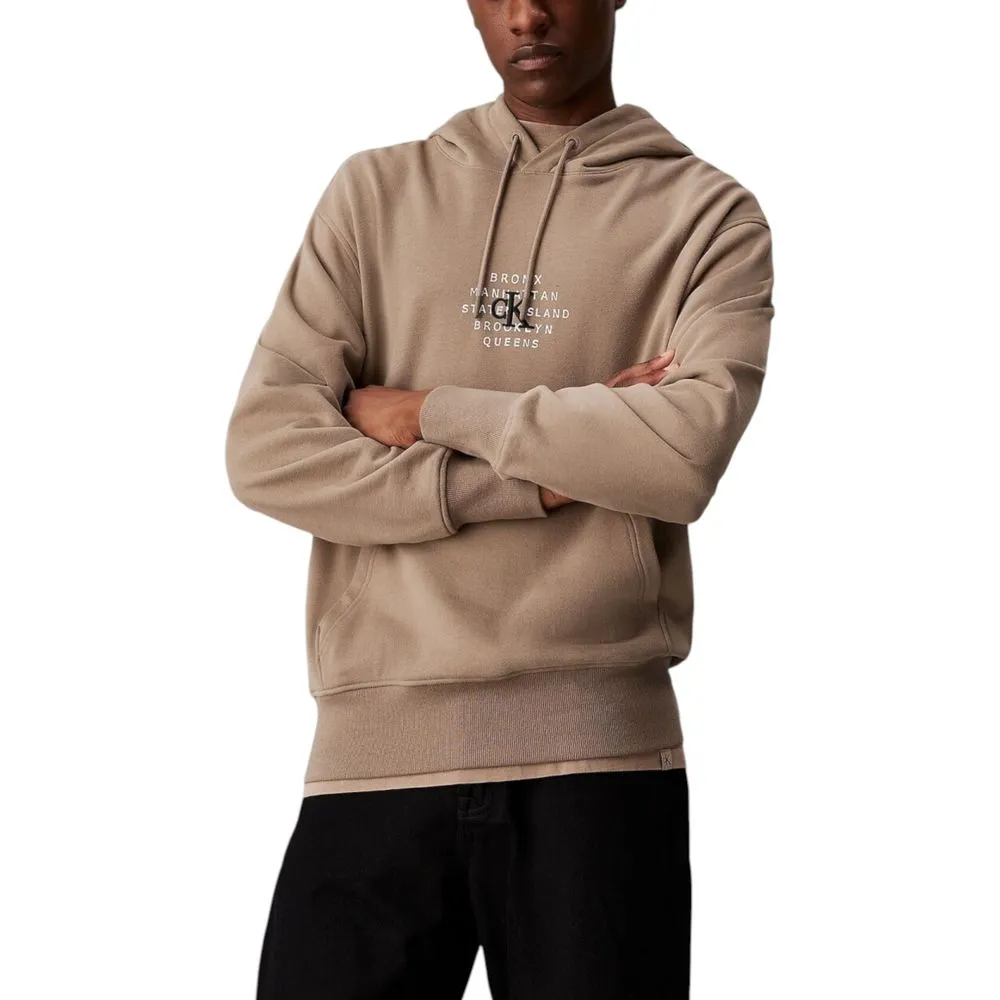 Calvin Klein Jeans Men's Beige Cotton Sweater