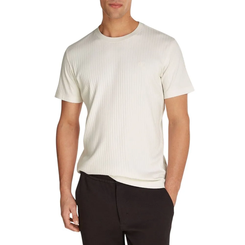 Calvin Klein Jeans Men's Cream Cotton T-Shirt