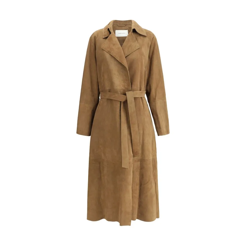 Magda Butrym Women's Suede Trench Coat