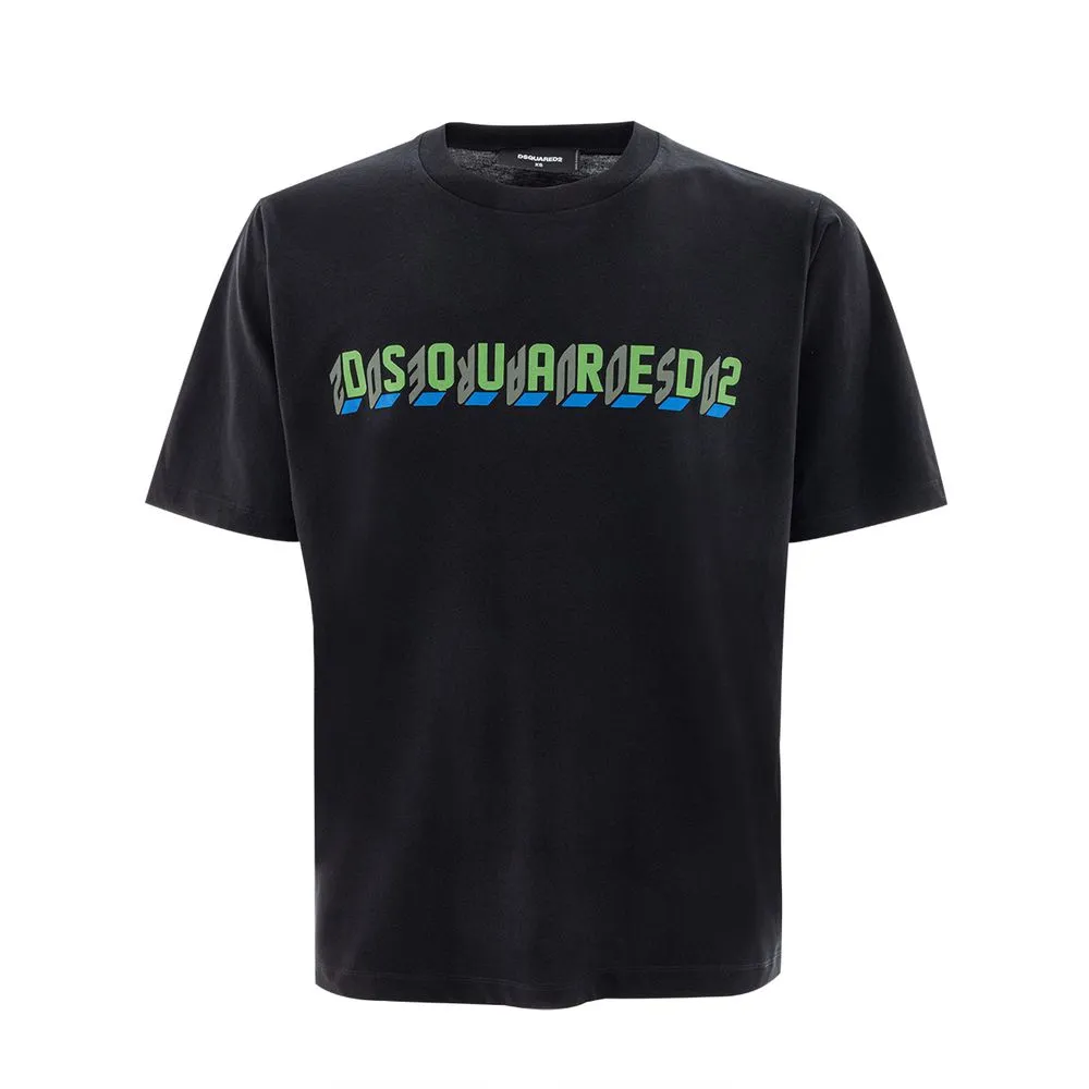 Dsquared² Men's Black Cotton T-Shirt