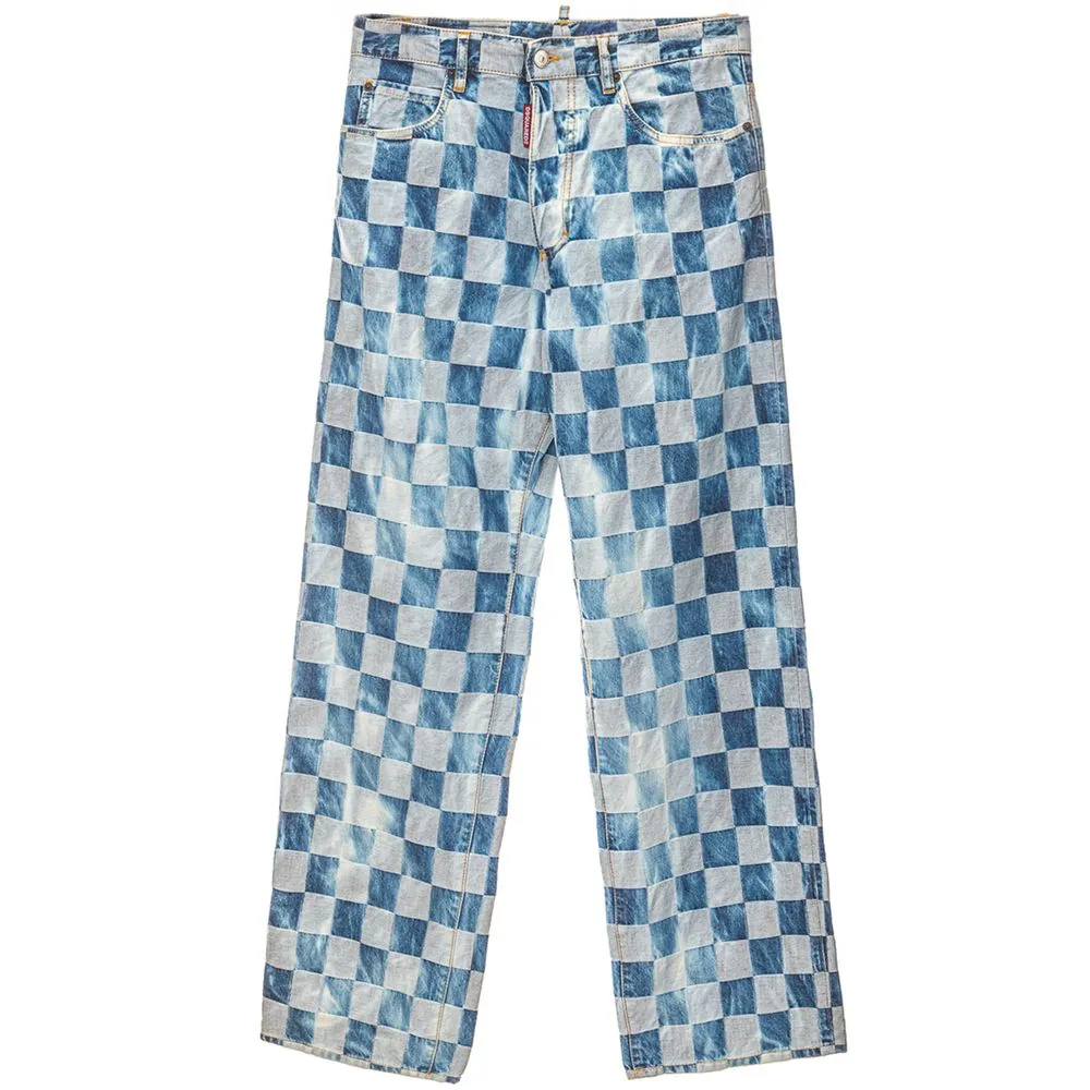 Dsquared² Women's Blue Cotton Jeans & Pant