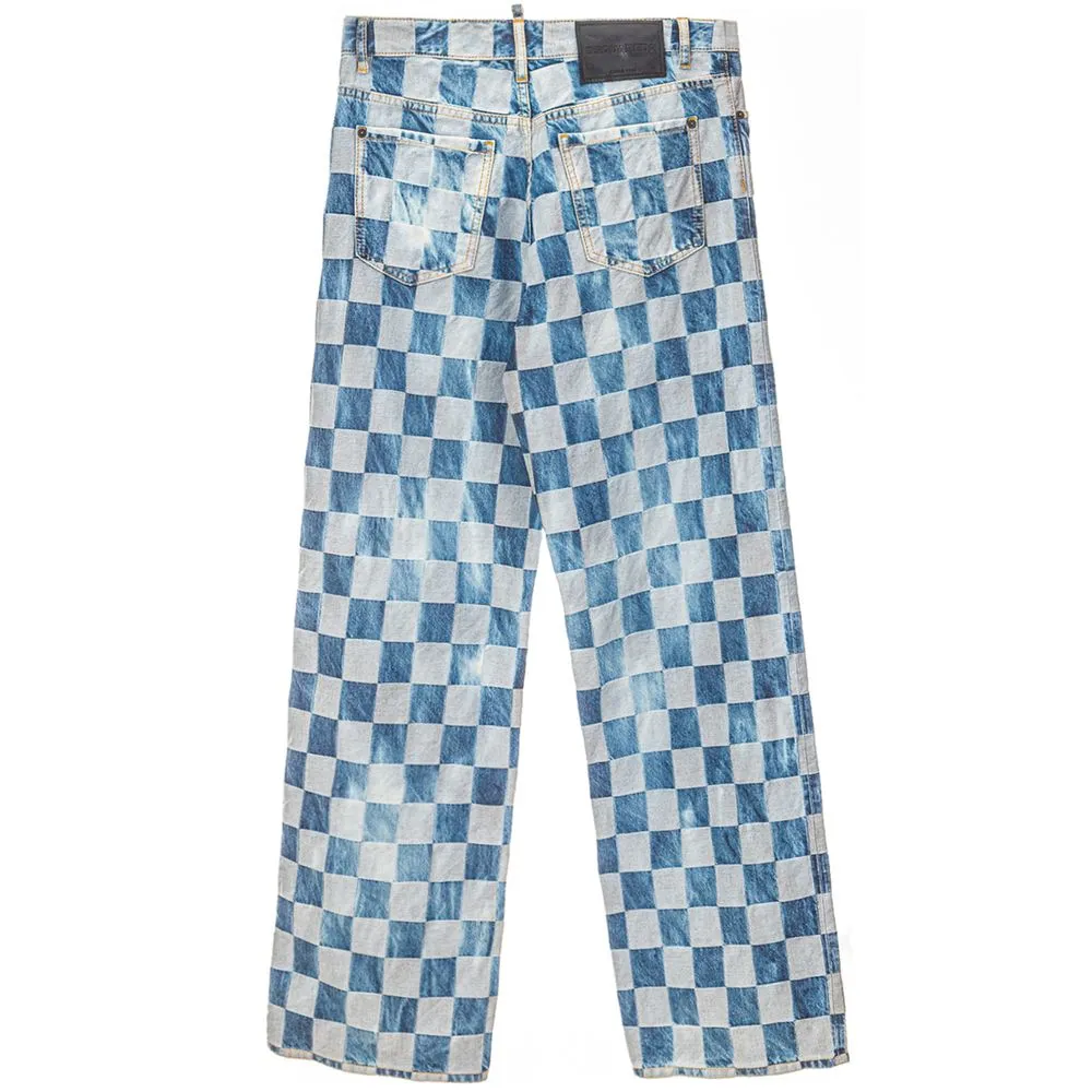 Dsquared² Women's Blue Cotton Jeans & Pant