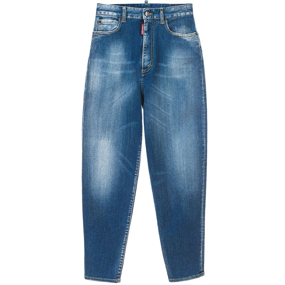 Dsquared² Women's Blue Cotton Jeans & Pant