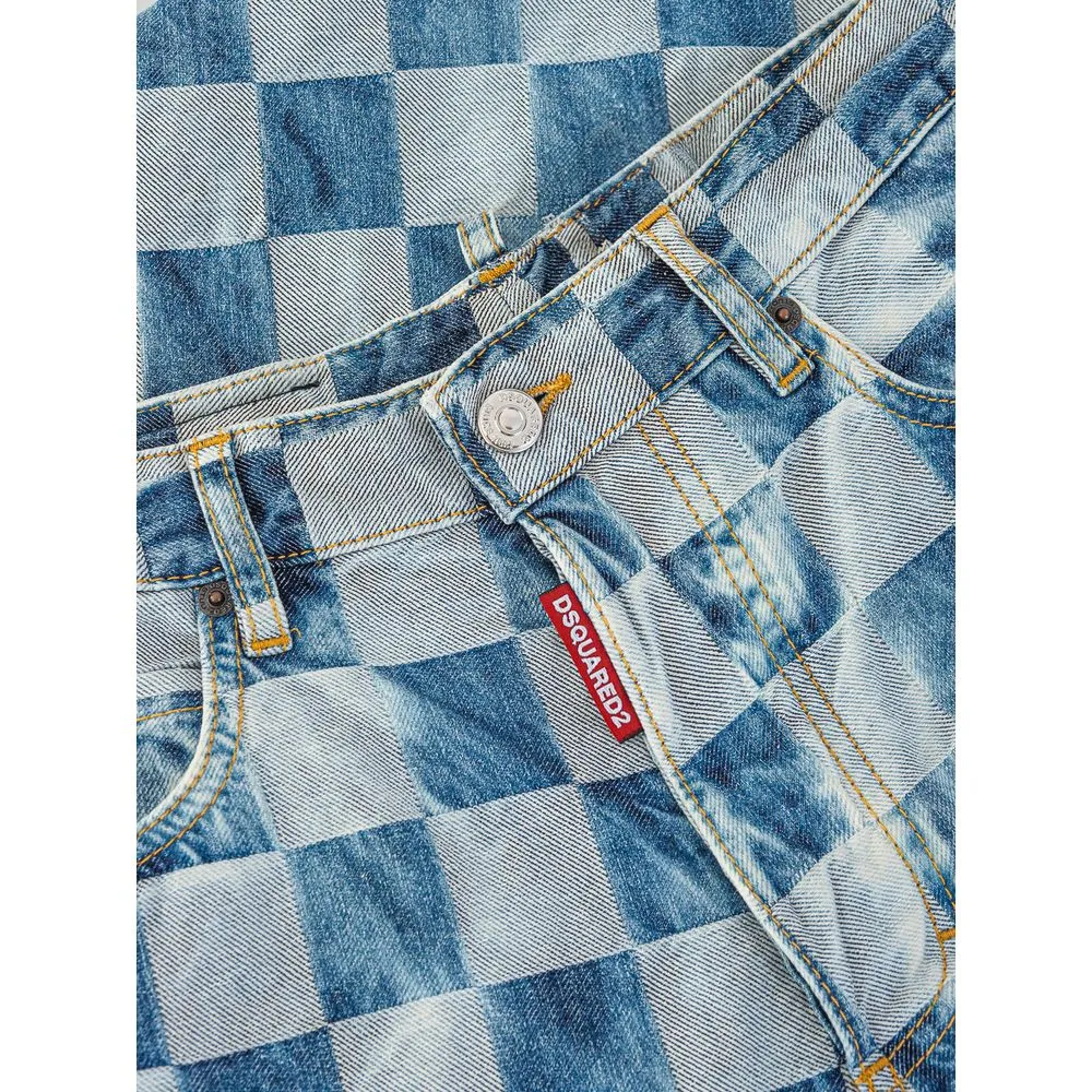 Dsquared² Women's Blue Cotton Jeans & Pant