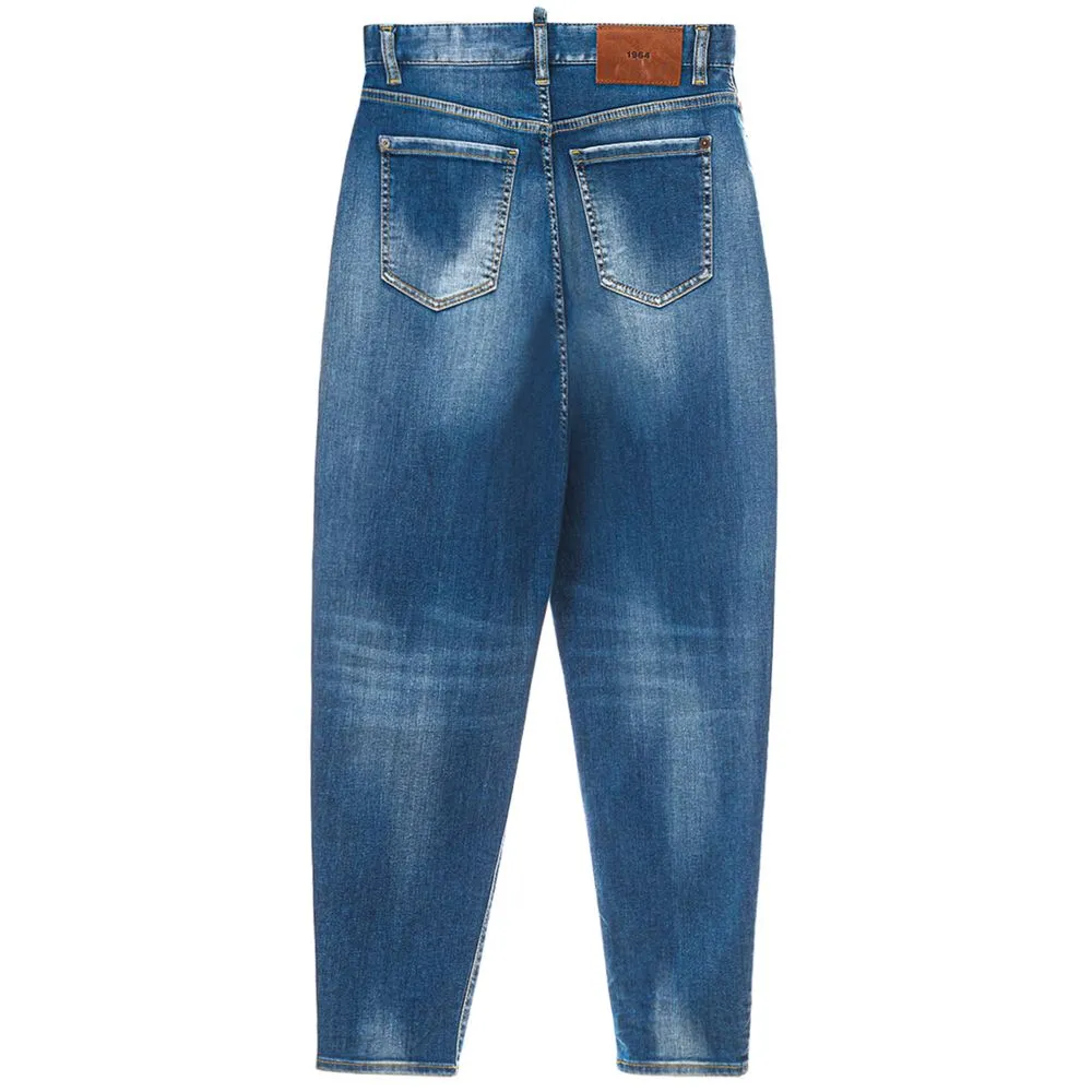 Dsquared² Women's Blue Cotton Jeans & Pant