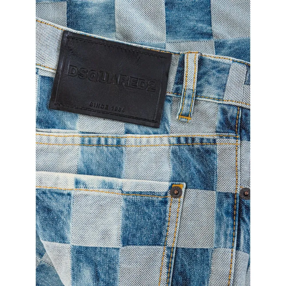 Dsquared² Women's Blue Cotton Jeans & Pant