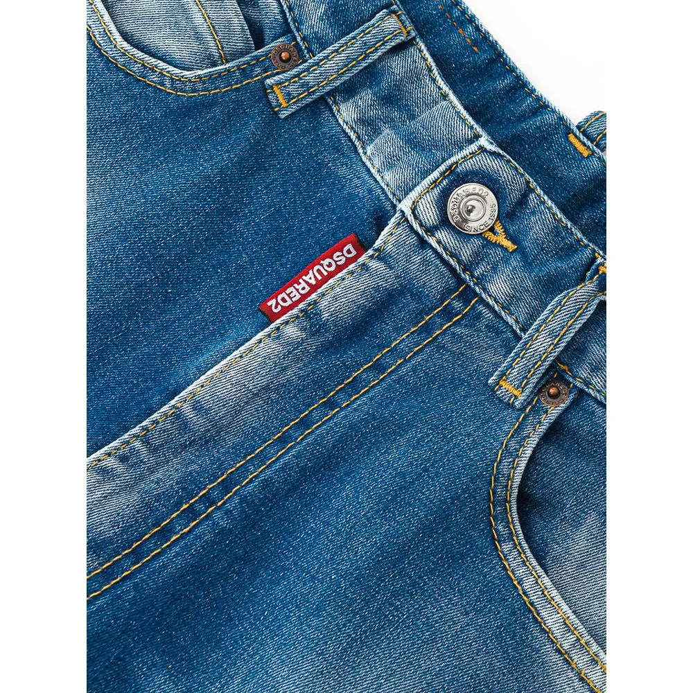 Dsquared² Women's Blue Cotton Jeans & Pant