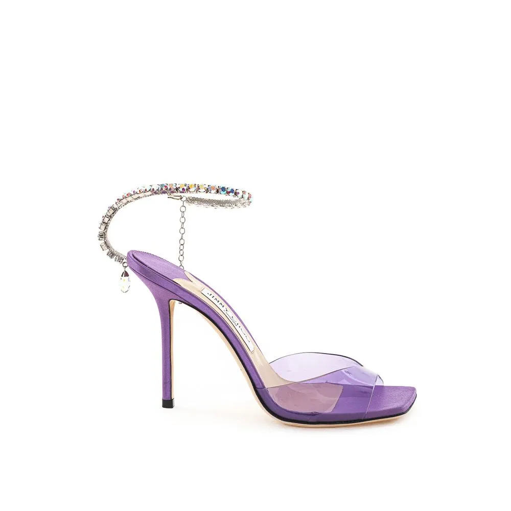 Jimmy Choo Women's Purple Raso Sandal