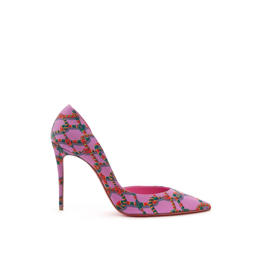 Christian Louboutin Women's Elegant Pink Raso Pumps for Evening Elegance