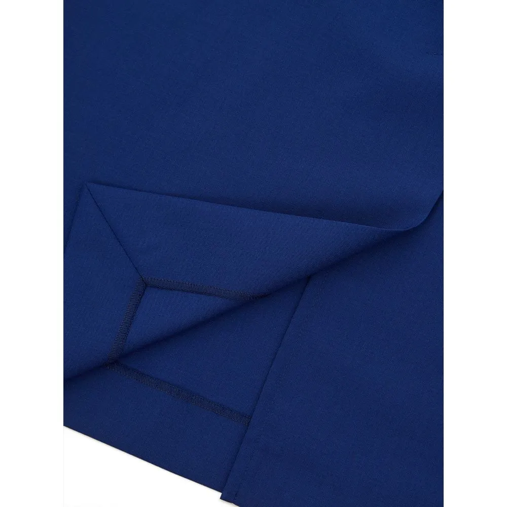 Lardini Women's Elegant Blue Wool Skirt for Sophisticated Style