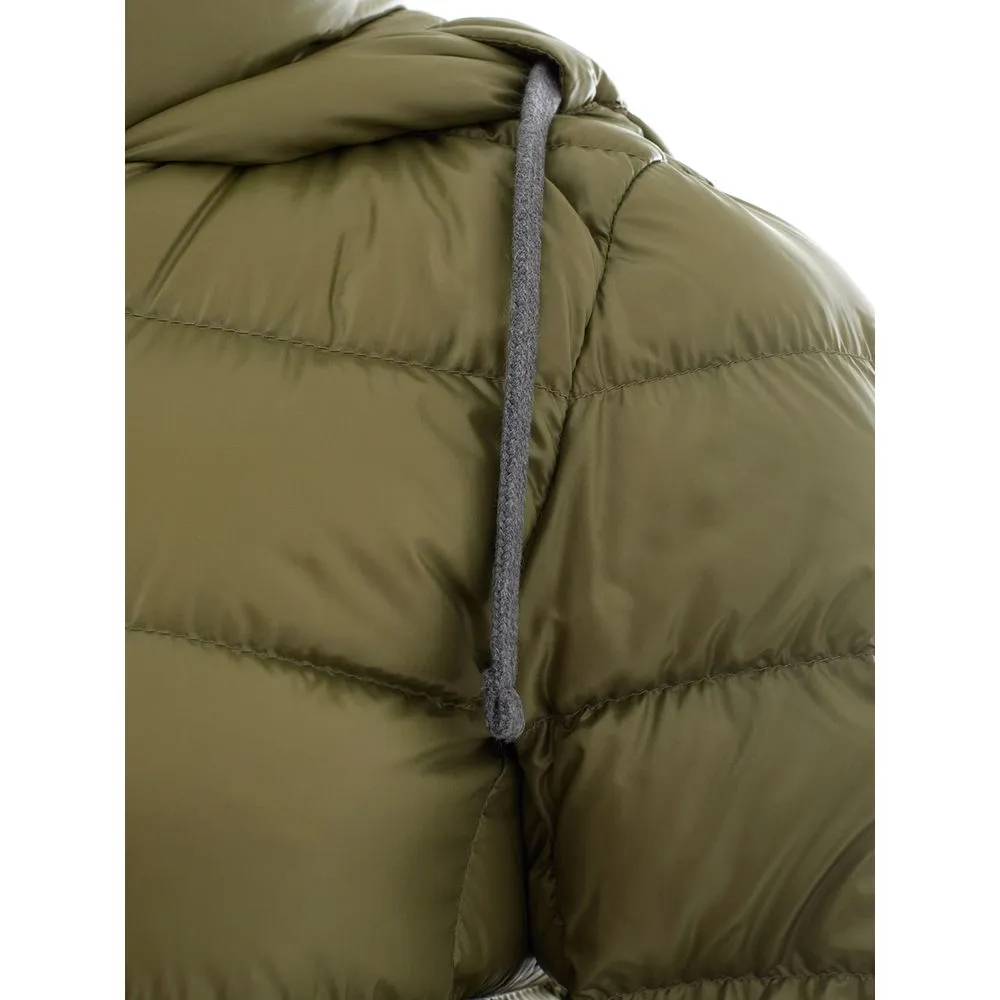 Herno Women's Chic Green Wool Winter Coat