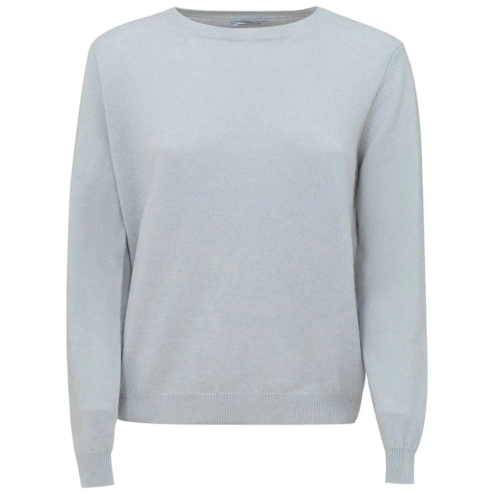 Malo Women's Elegant Turquoise Cashmere Women's Top