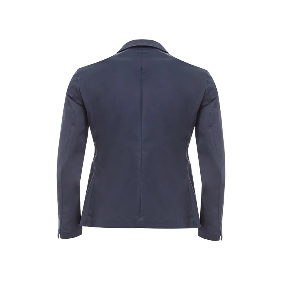 Lardini Women's Elegant Blue Cotton Jacket