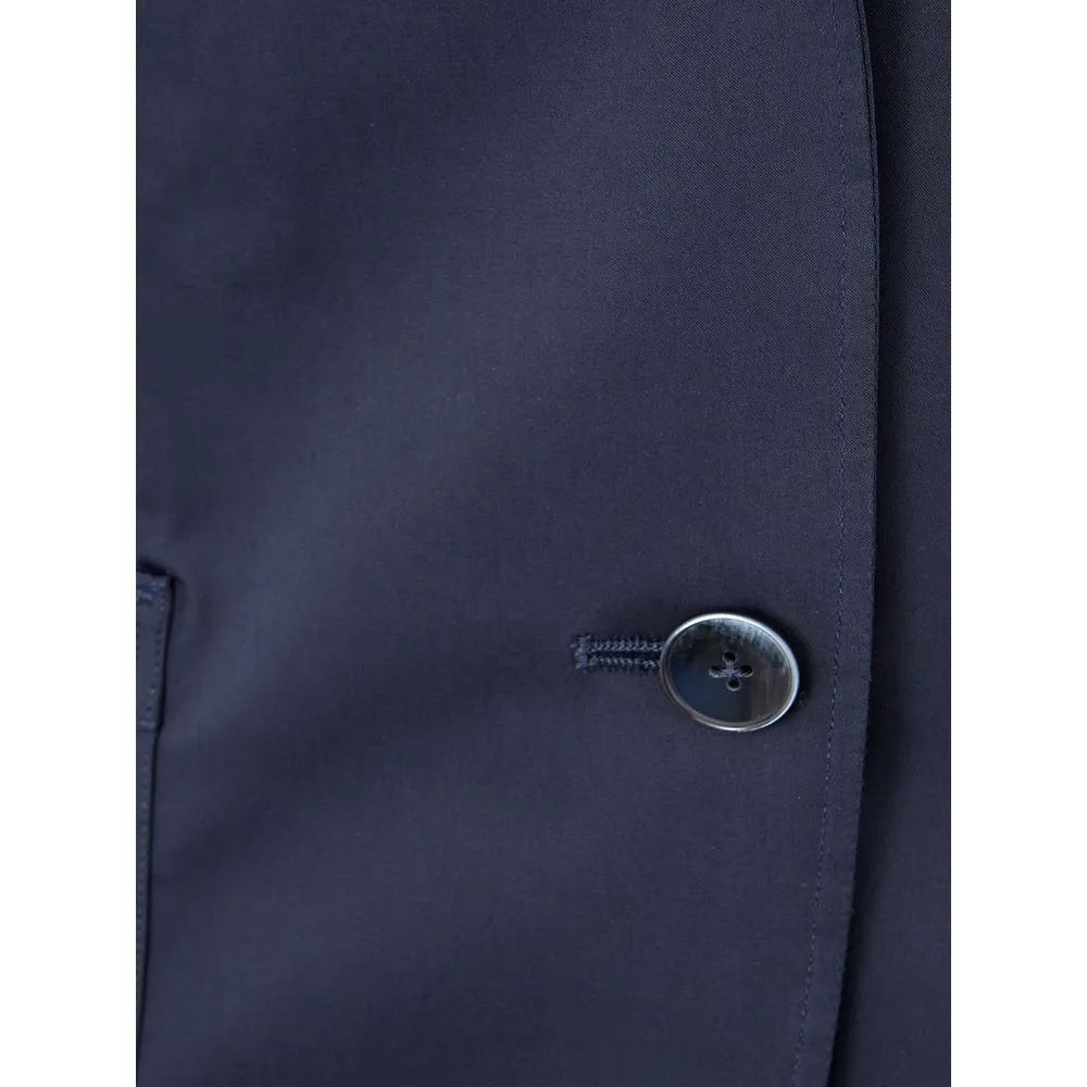 Lardini Women's Elegant Blue Cotton Jacket