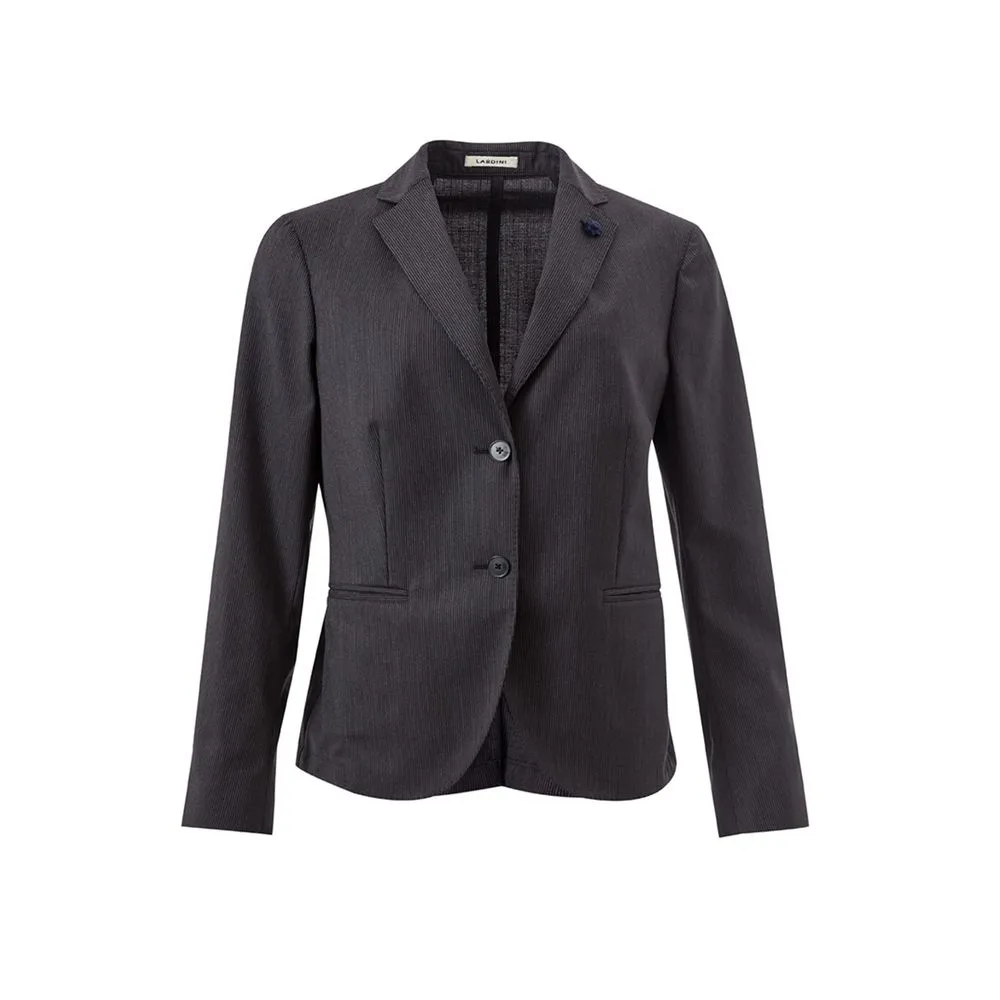 Lardini Women's Chic Gray Cotton Jacket