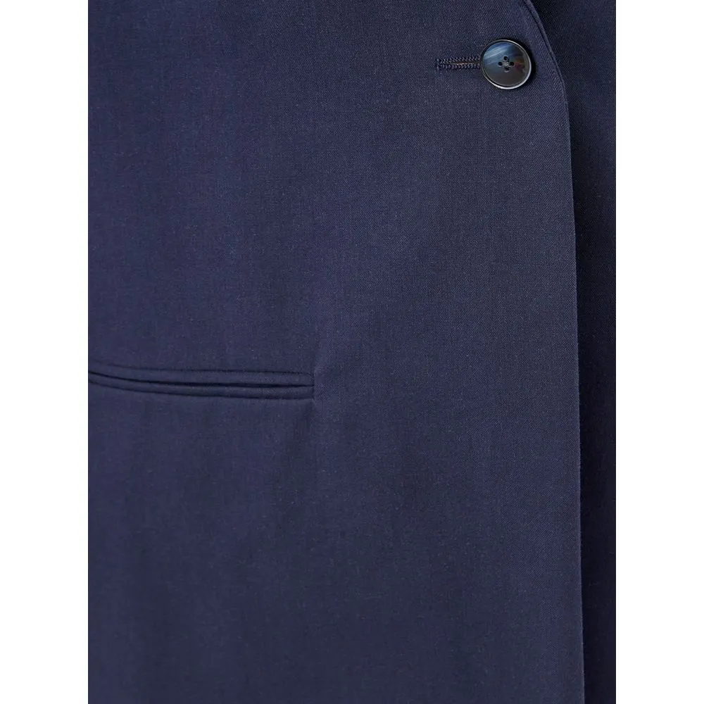 Lardini Women's Lardini Cotton Elegance: Chic Blue Jacket