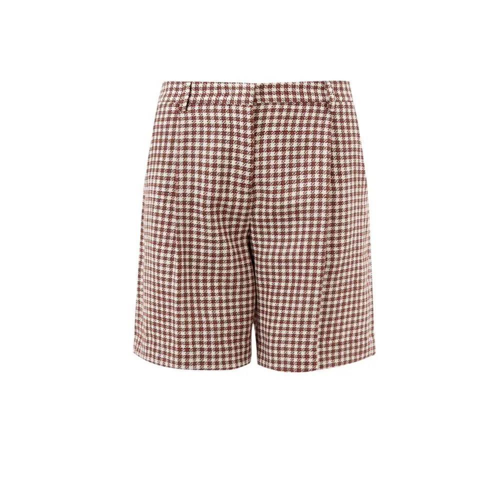 Lardini Women's Elegant Silk-Linen Blend Multicolor Shorts