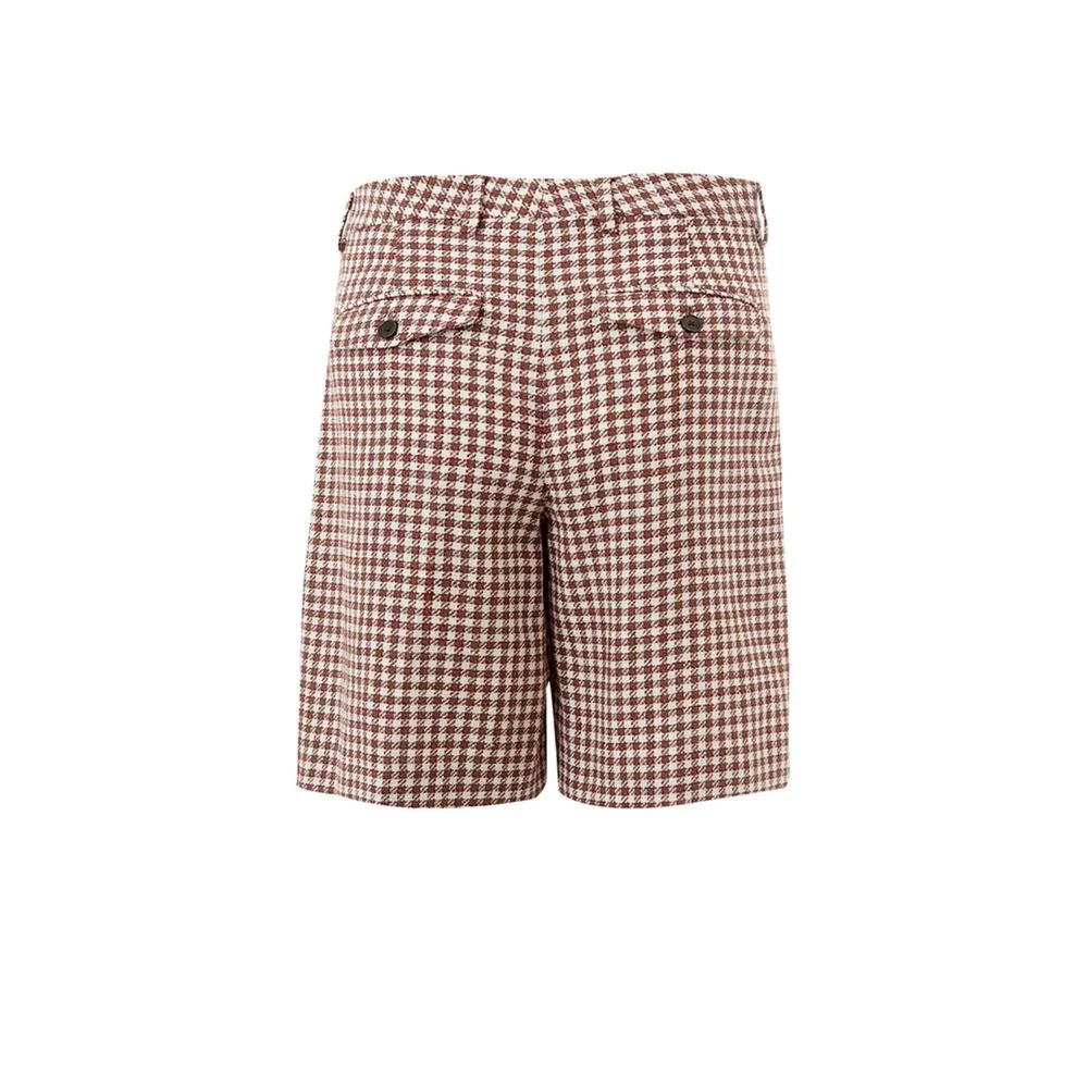 Lardini Women's Elegant Silk-Linen Blend Multicolor Shorts