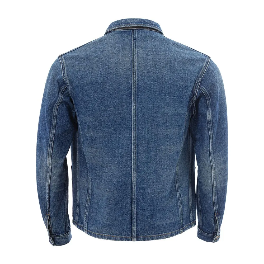 Tom Ford Men's Elegant Multicolor Denim Jacket for Men