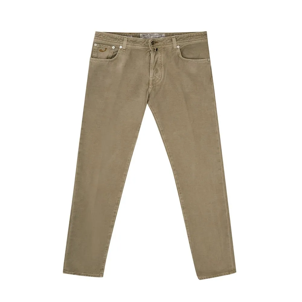 Jacob Cohen Men's Jacob Cohen Premium Brown Cotton Pants
