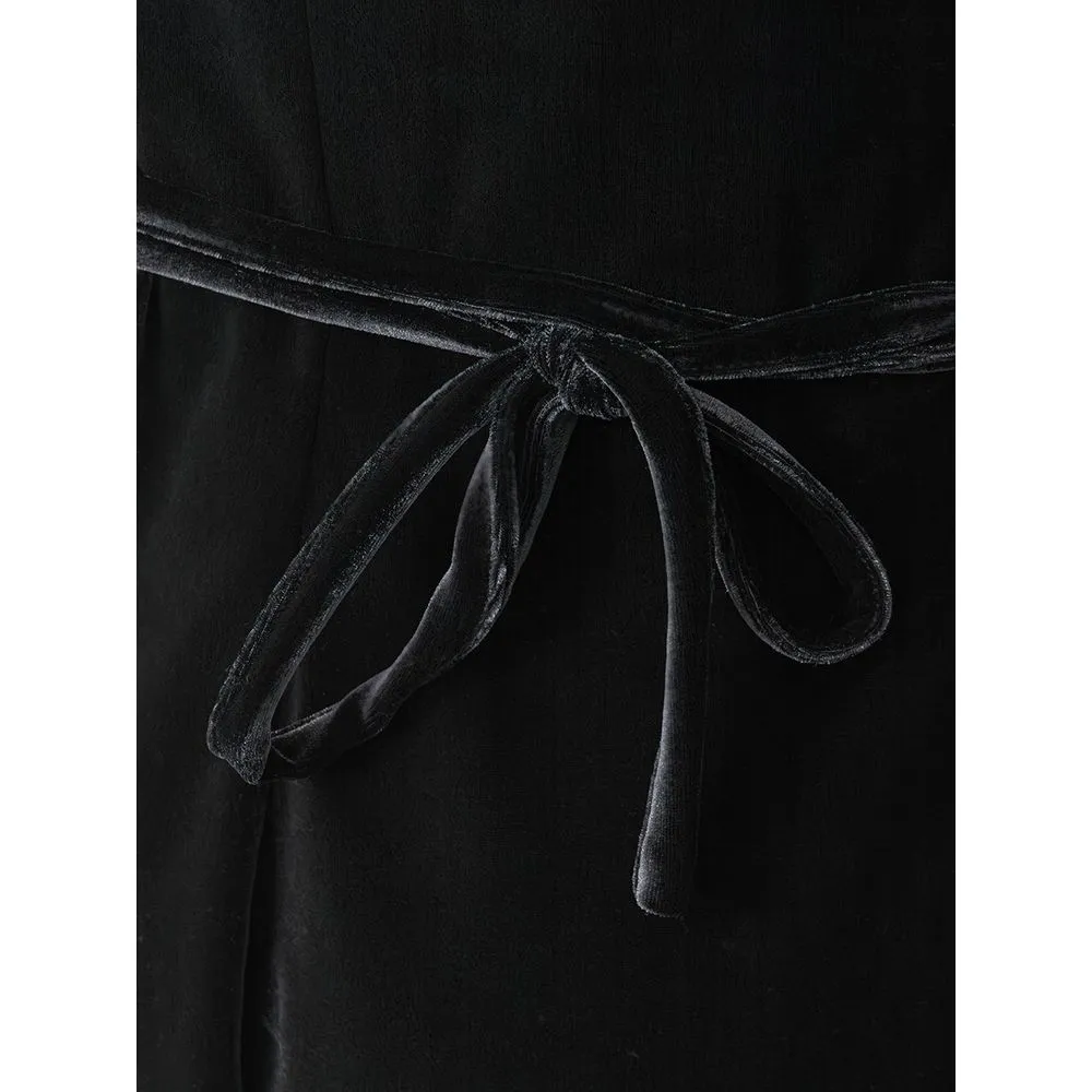 Versace Jeans Women's Chic Black Polyester Shift Dress