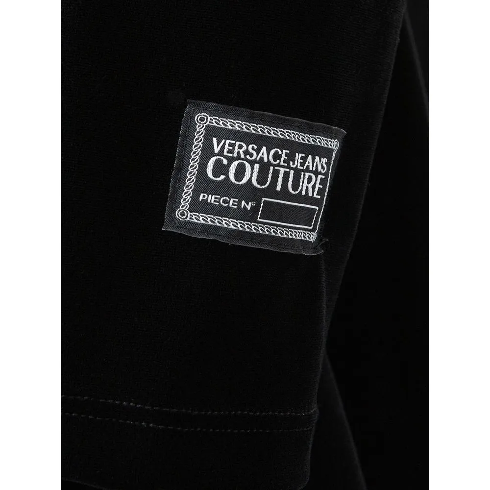 Versace Jeans Women's Chic Black Polyester Shift Dress