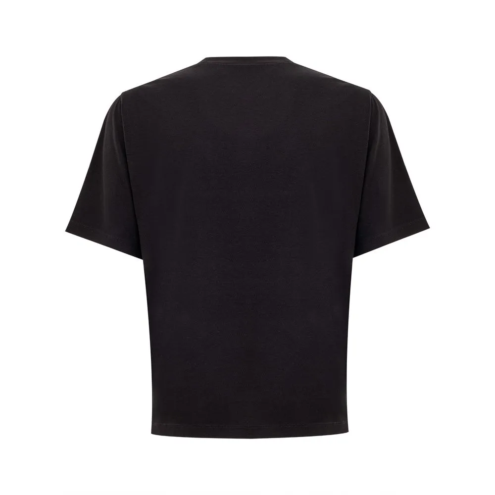 Dsquared² Women's Sleek Cotton Signature Tee in Black