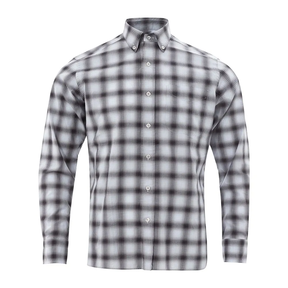 Tom Ford Men's Elegant Gray Cotton Mens Shirt