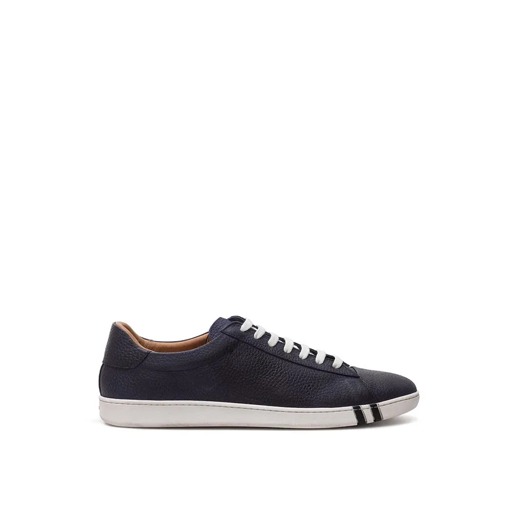 Bally Men's Elegant Blue Leather Sneakers For Men