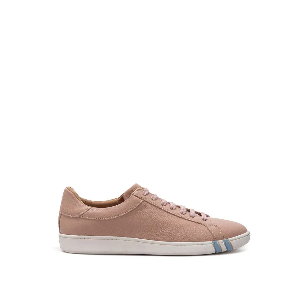 Bally Women's Elegant Pink Leather Sneakers