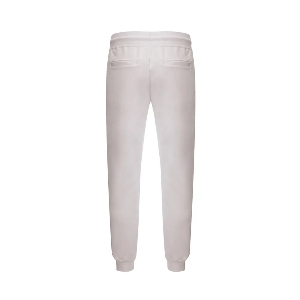 GCDS Men's Elevate Your Wardrobe with Chic White Cotton Pants