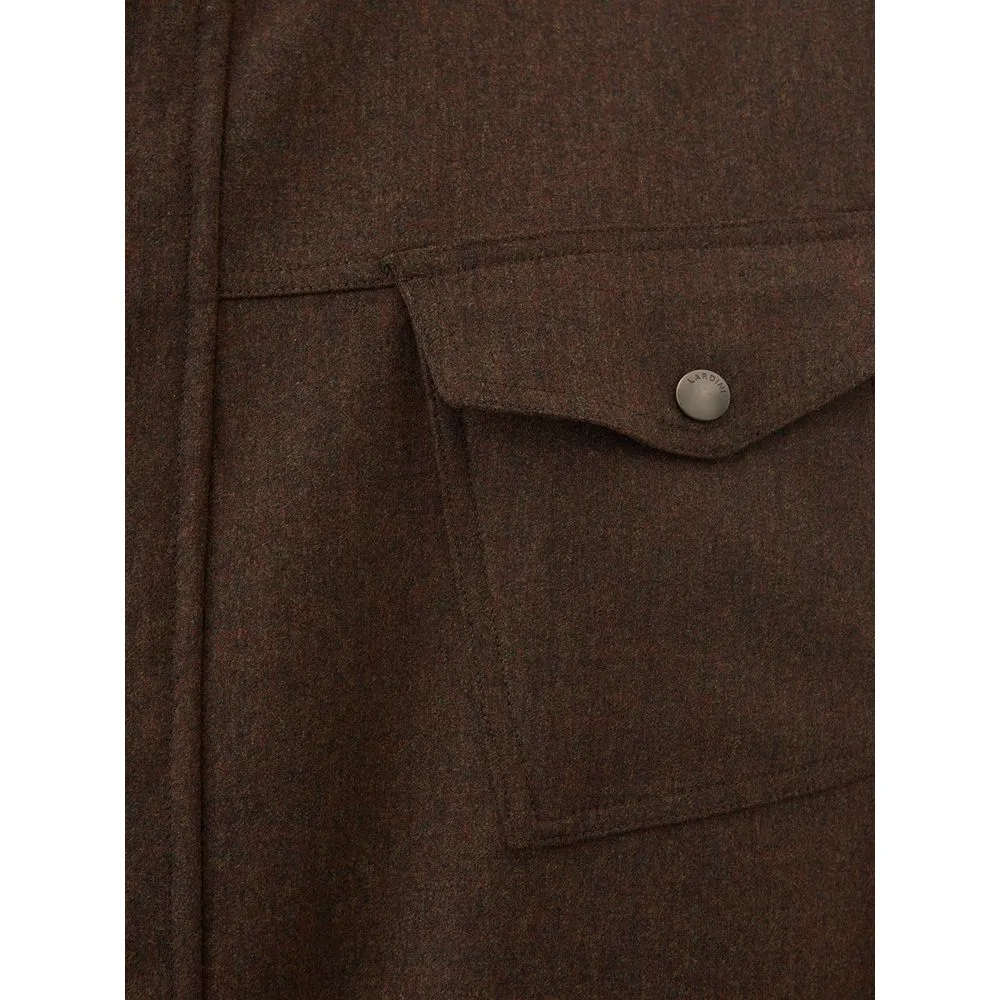 Lardini Men's Elegant Wool Blue Jacket for Men