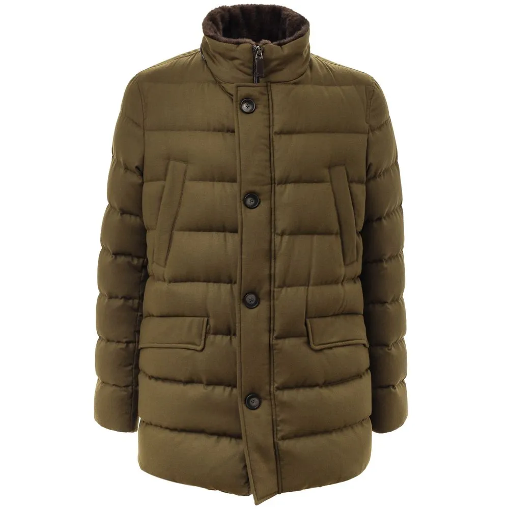 Herno Men's Green Viscose Jacket