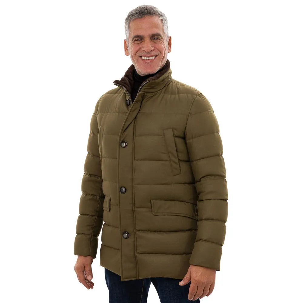 Herno Men's Green Viscose Jacket
