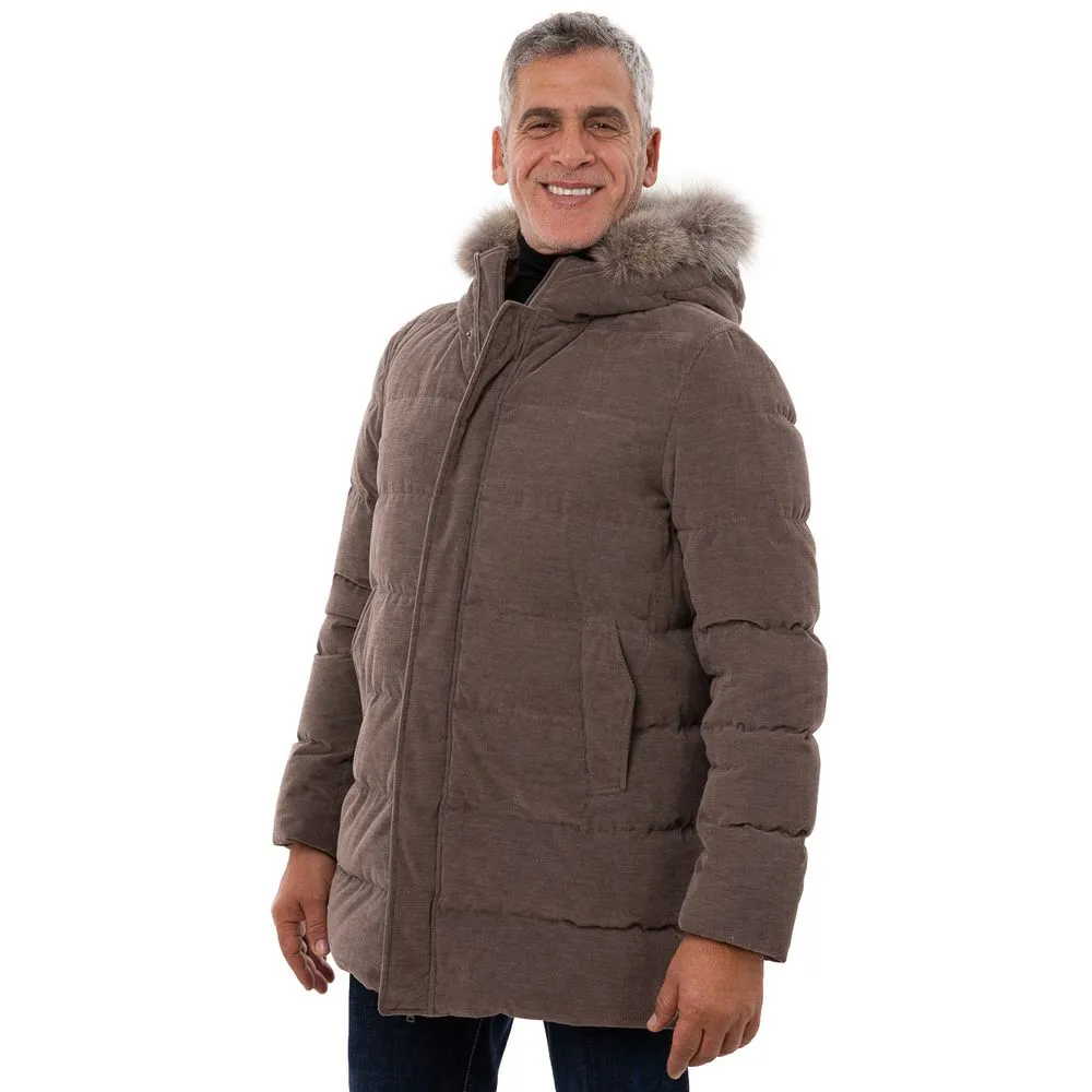 Herno Men's Brown Cotton Jacket