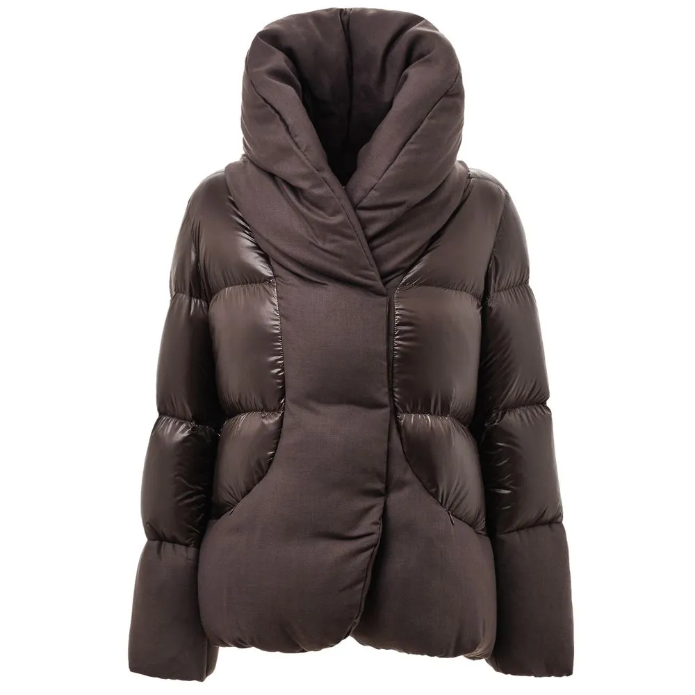 Herno Women's Brown Polyamide Jackets & Coat