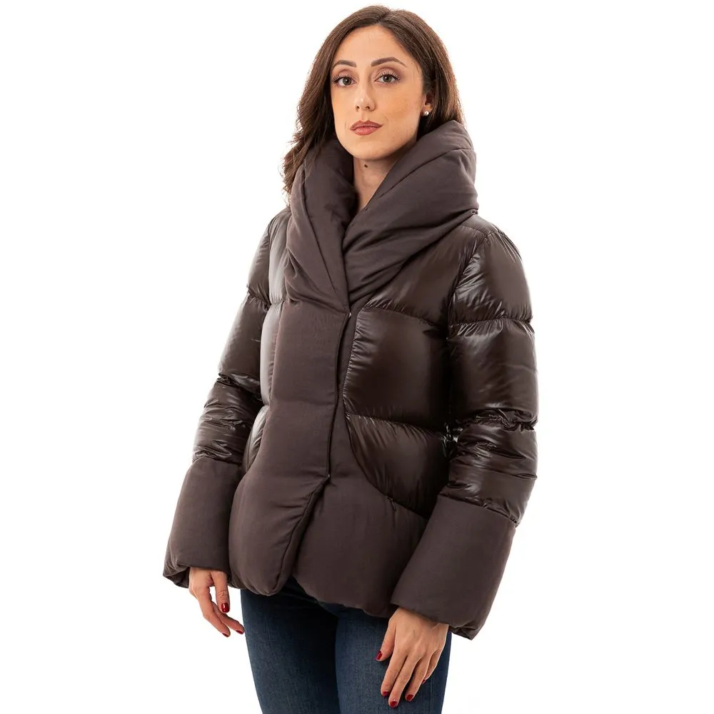 Herno Women's Brown Polyamide Jackets & Coat