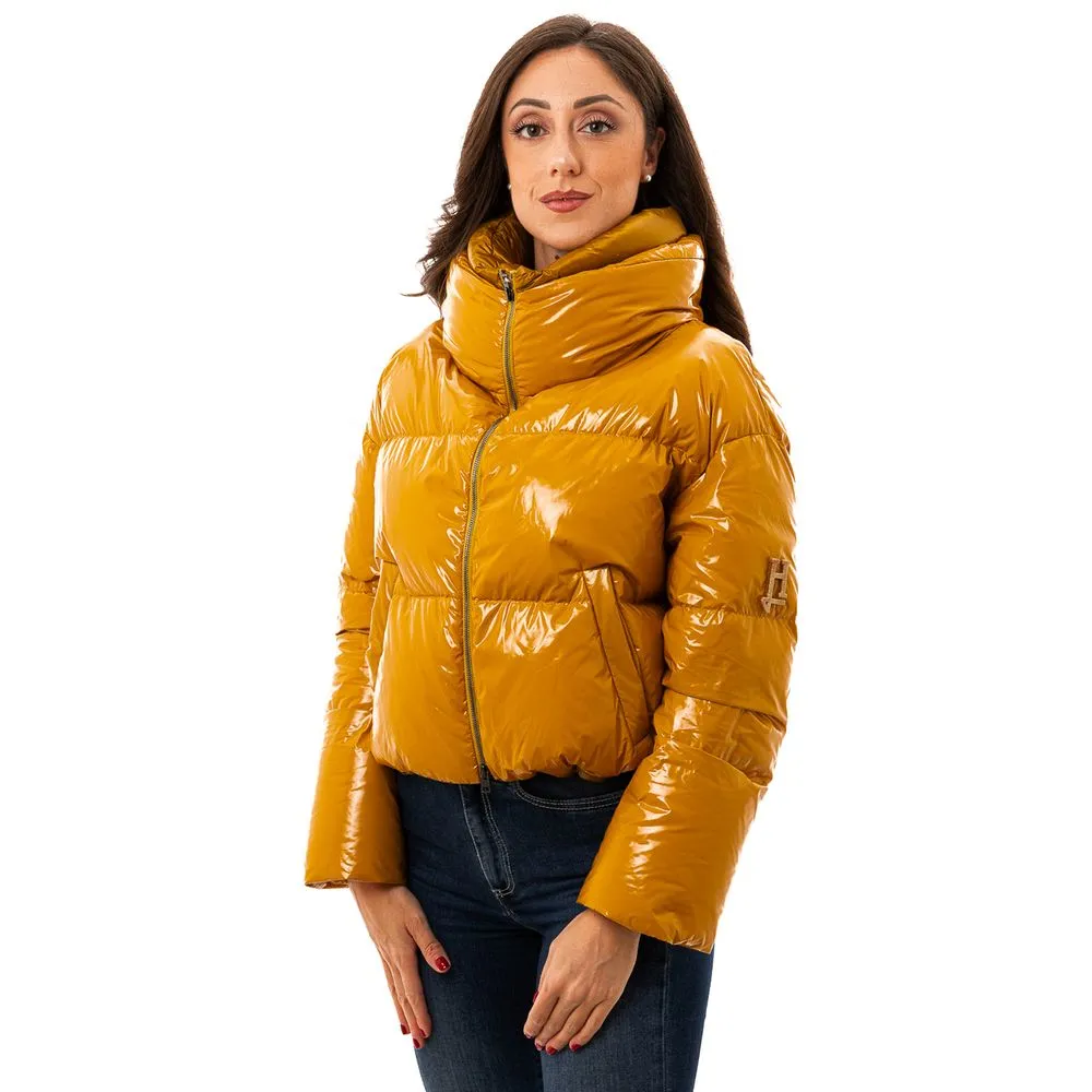 Herno Women's Yellow Polyamide Jackets & Coat
