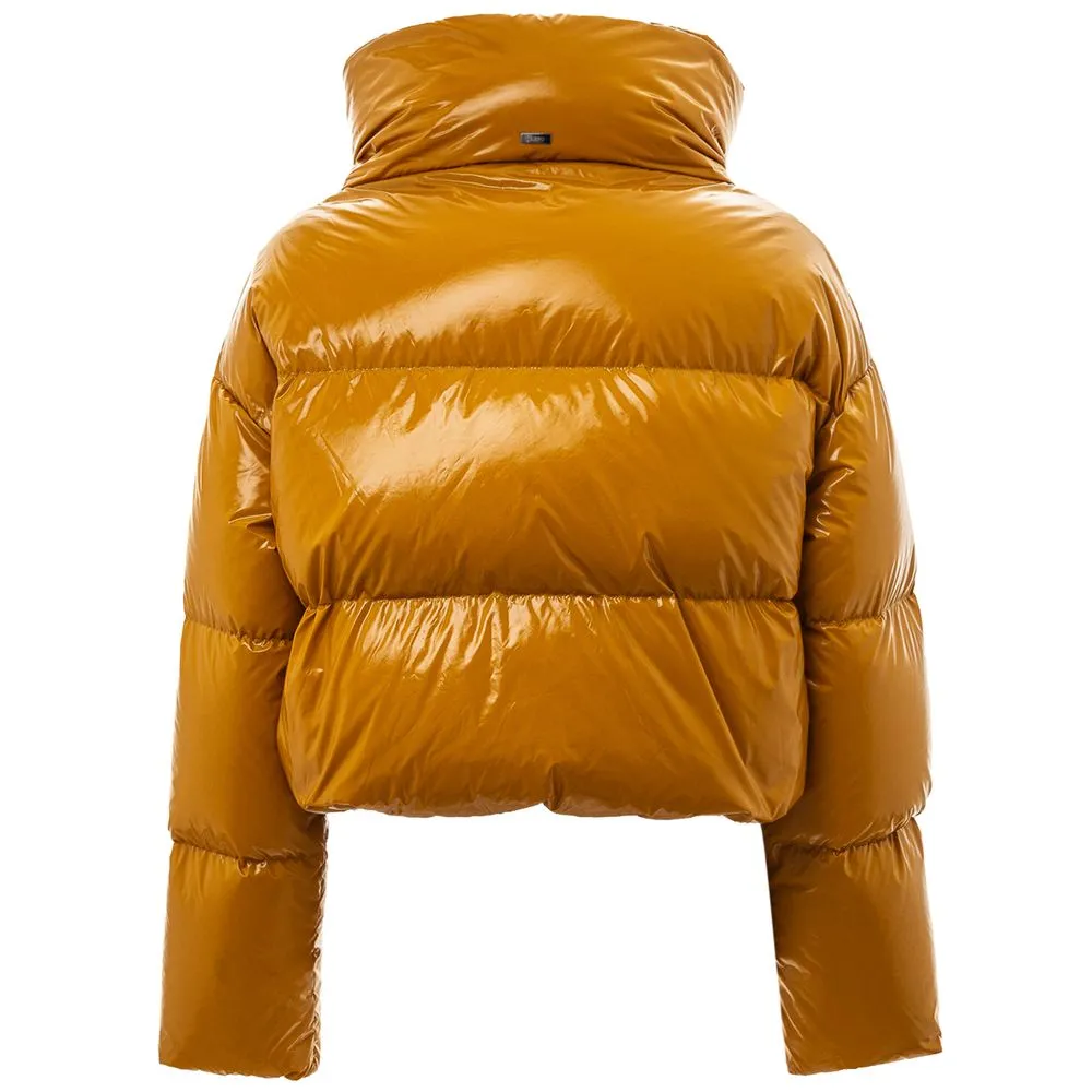 Herno Women's Yellow Polyamide Jackets & Coat