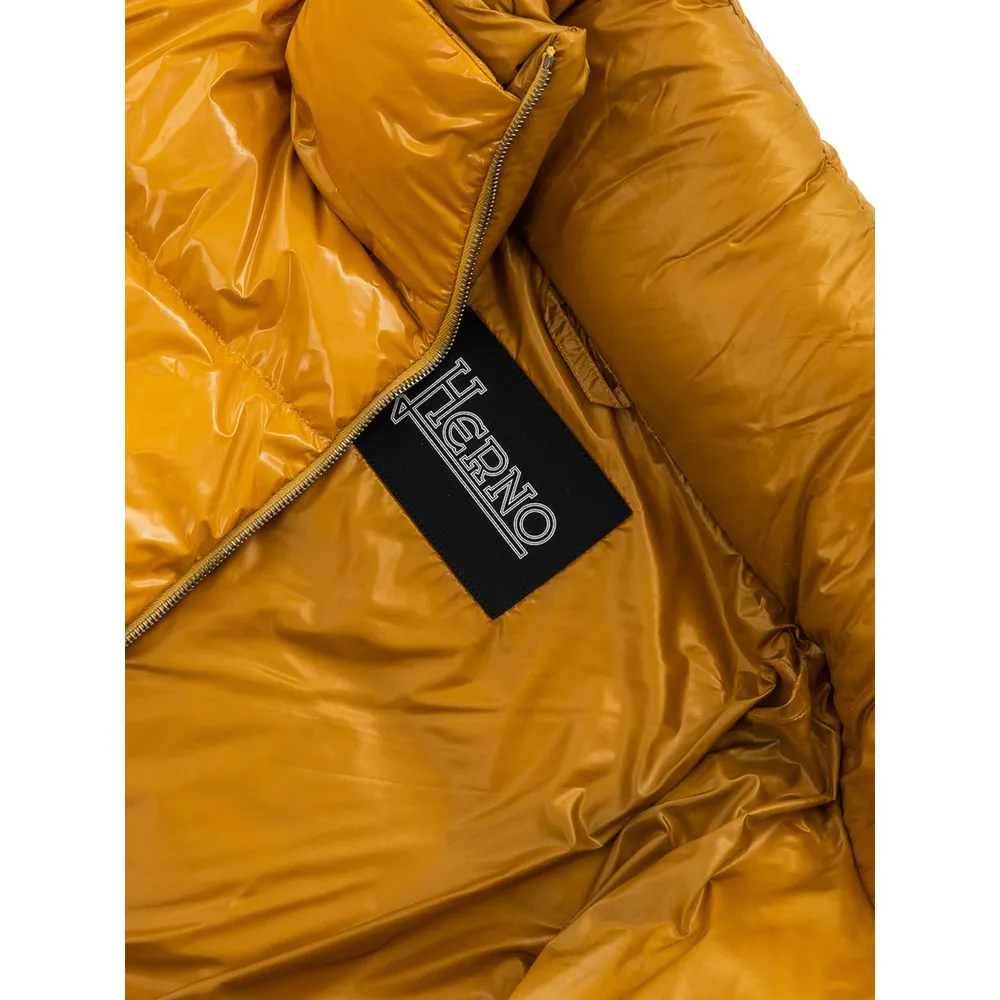 Herno Women's Yellow Polyamide Jackets & Coat