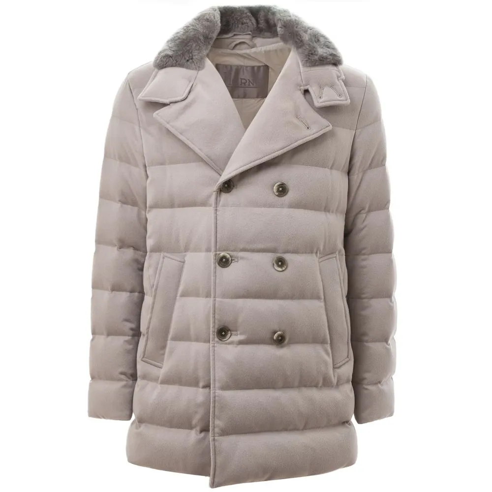 Herno Men's Gray Cashemere Jacket
