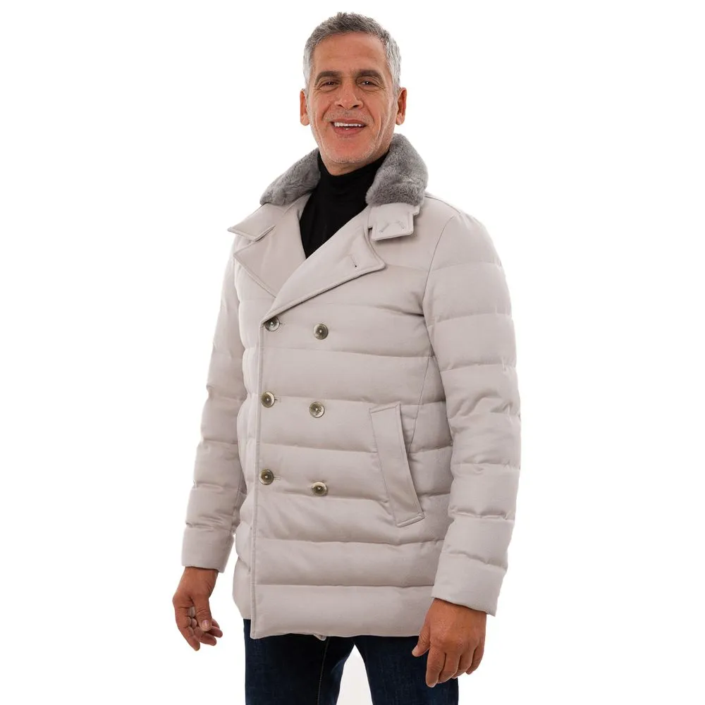 Herno Men's Gray Cashemere Jacket
