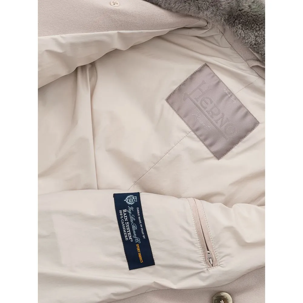 Herno Men's Gray Cashemere Jacket