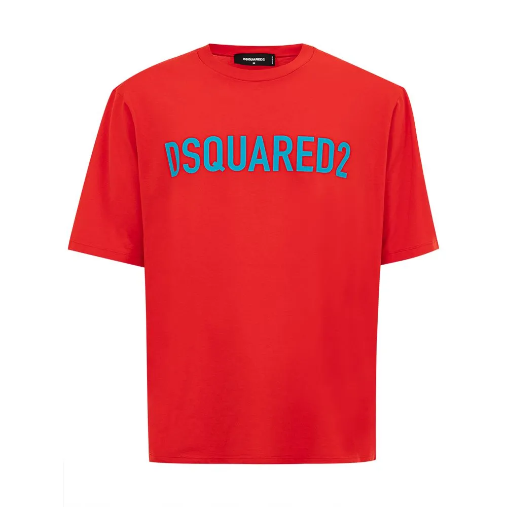 Dsquared² Men's Radiant Red Cotton Tee