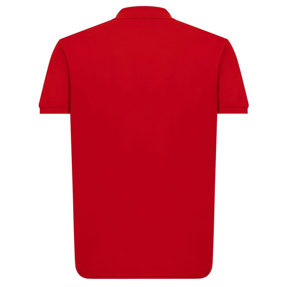 Dsquared² Men's Chic Red Cotton Polo for the Discerning Gentleman