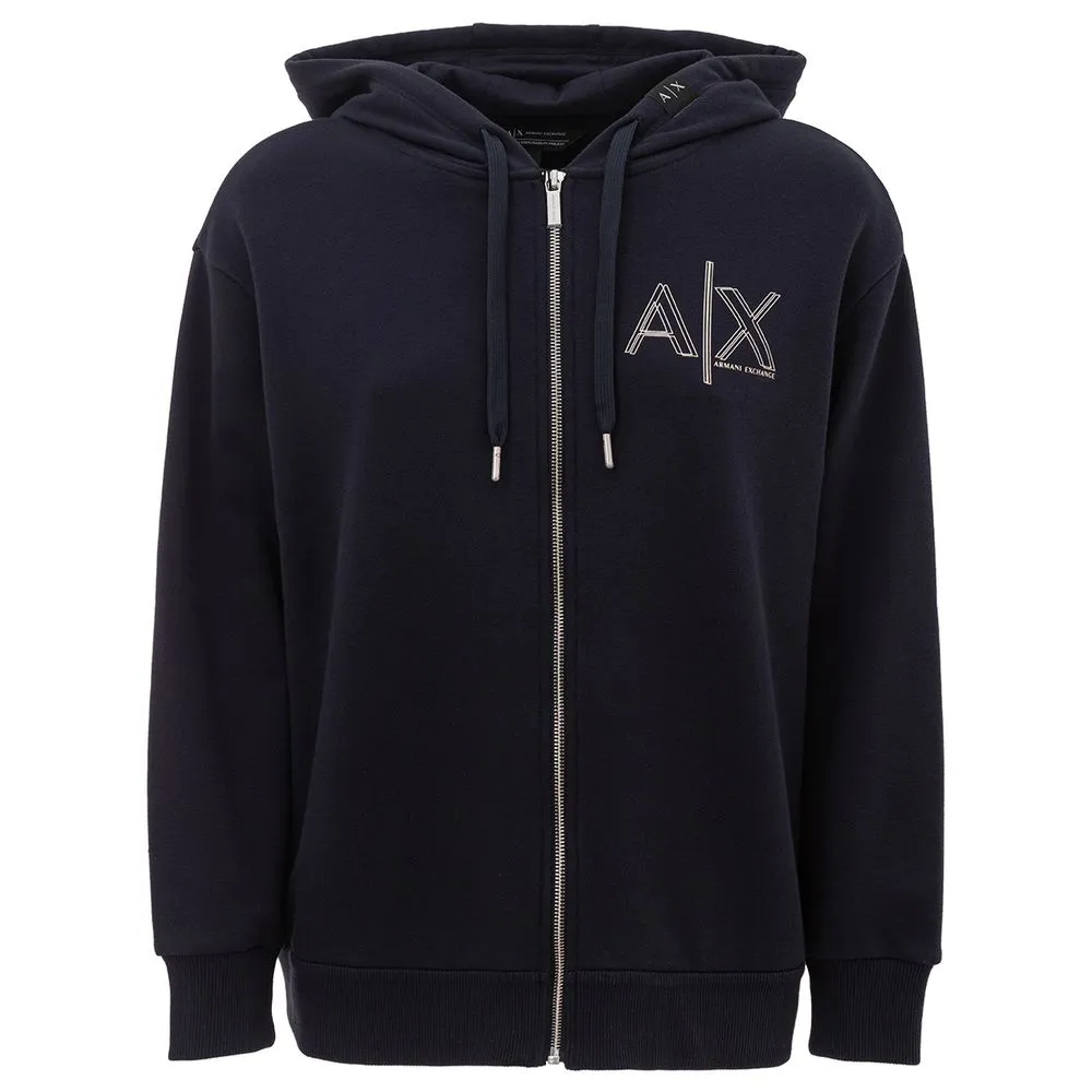 EA7 Emporio Armani Women's Elegant Blue Cotton Sweater for Women