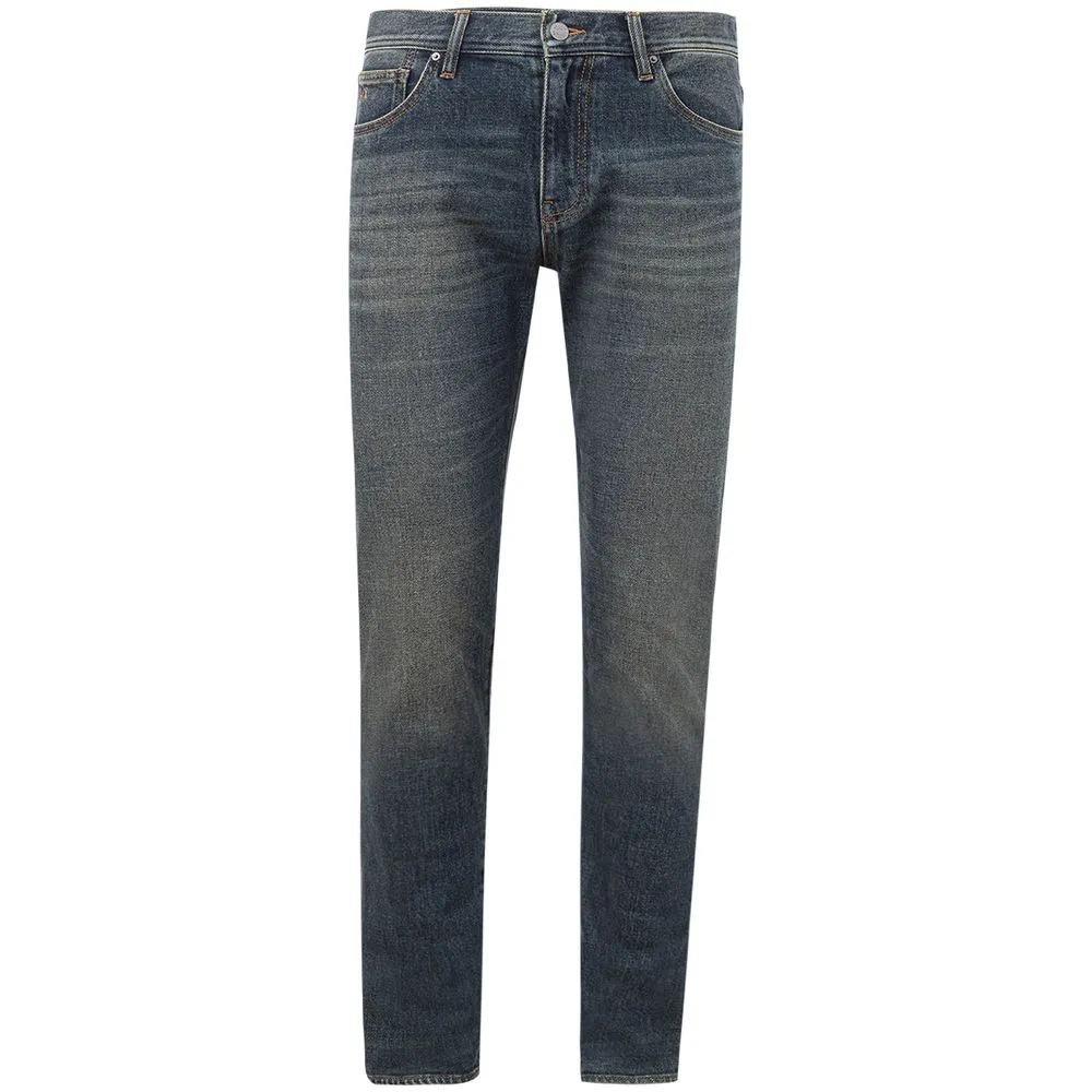 Armani Exchange Men's Elevated Blue Cotton Denim