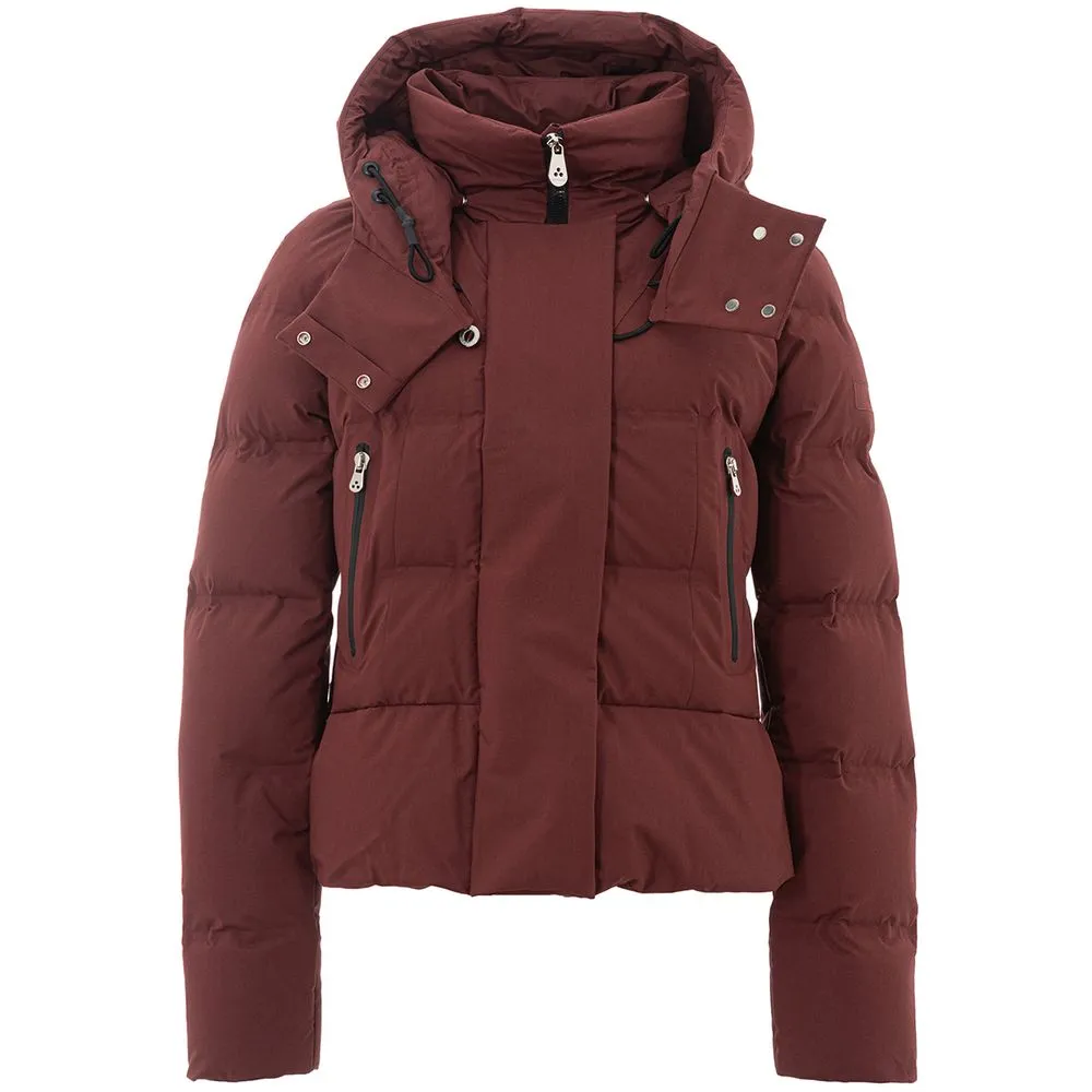 Peuterey Women's Elegant Bordeaux Cotton Jacket for Women